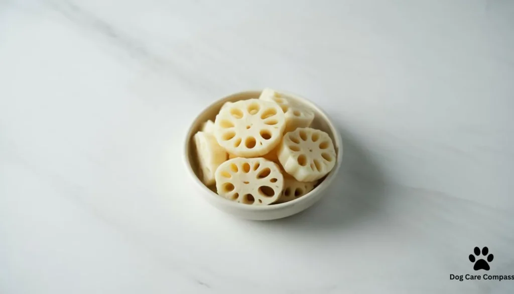 preparing lotus root for dogs step by step