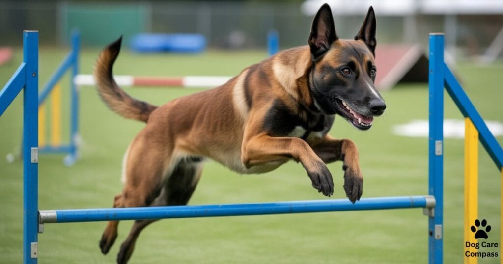 German Shepherd obedience training with owner using positive reinforcement