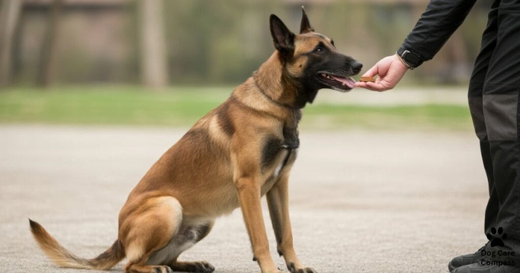 Belgian Malinois positive reinforcement training