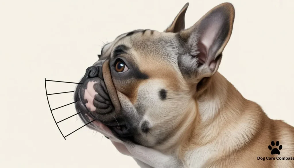 flat-faced dog prone to reverse sneezing