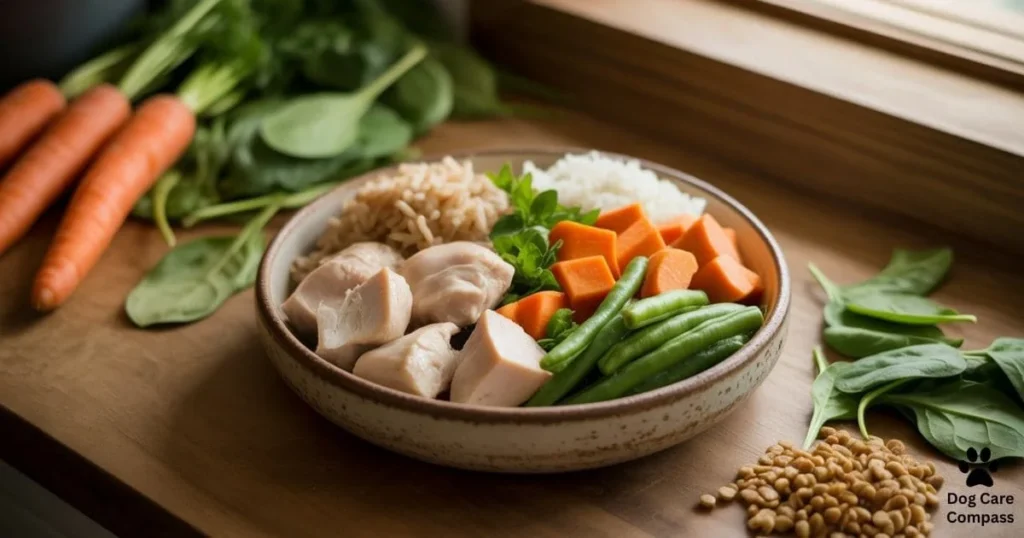 homemade chicken and rice dog food recipe for sensitive stomach