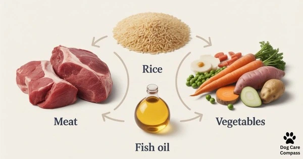 Nutrish dog food ingredient analysis with protein, grains, and fats