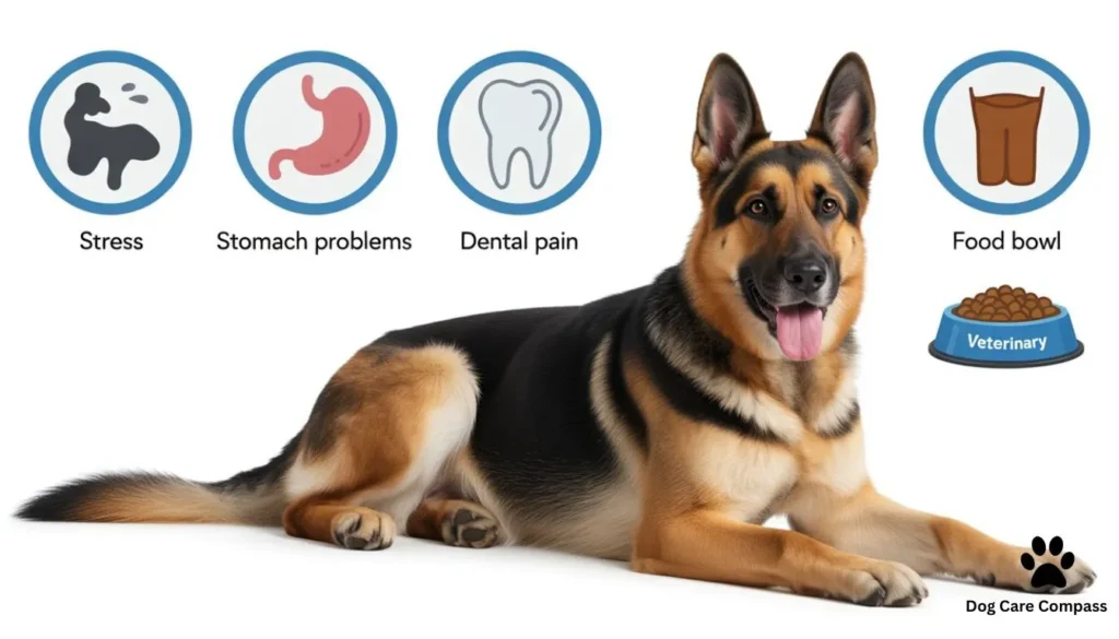 German Shepherd loss of appetite symptoms
