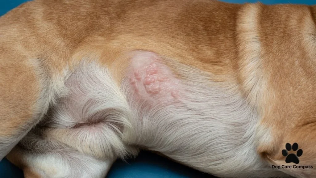 Minor dog belly rash suitable for topical cream